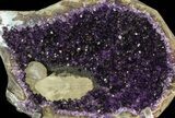 Amazing Amethyst Geode Display On Stand - Gorgeous #50982-3